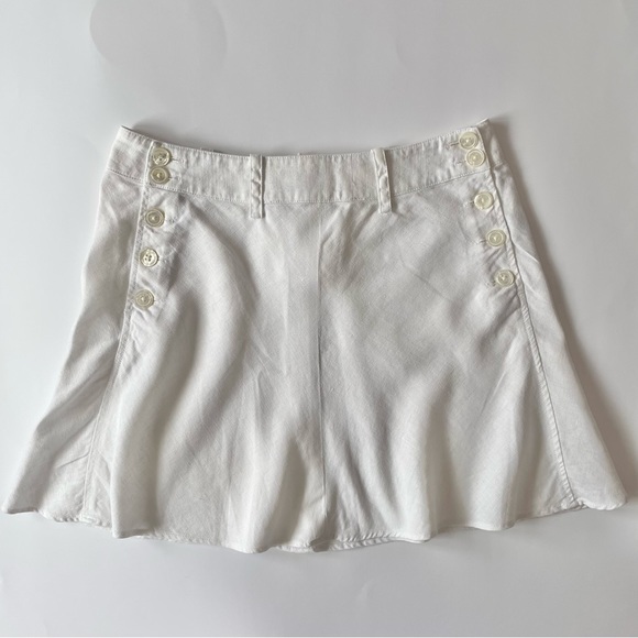 Ralph Lauren Rugby Collection Linen Mini Skirt - Picture 1 of 8